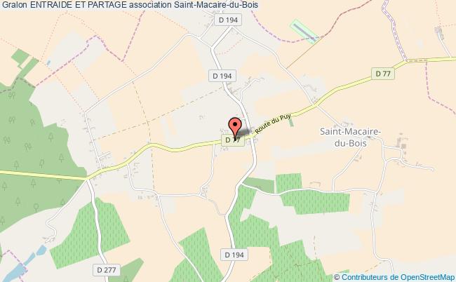 plan association Entraide Et Partage Saint-Macaire-du-Bois