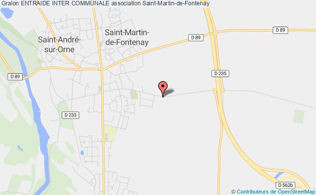plan association Entraide Inter Communale Saint-Martin-de-Fontenay