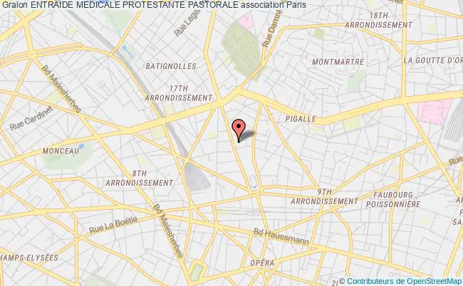 plan association Entraide Medicale Protestante Pastorale Paris