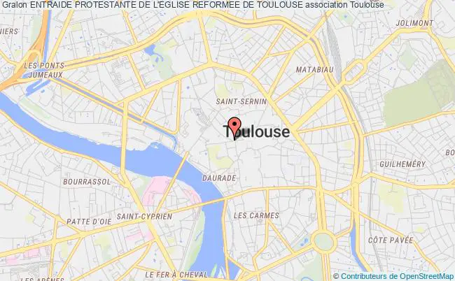 plan association Entraide Protestante De L'eglise Reformee De Toulouse Toulouse