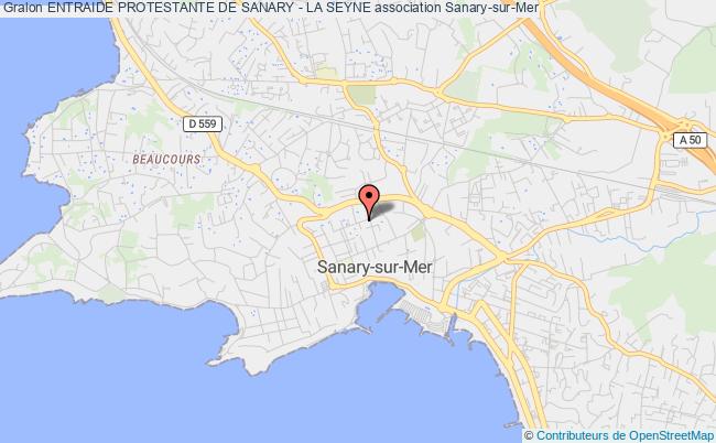 plan association Entraide Protestante De Sanary - La Seyne Sanary-sur-Mer