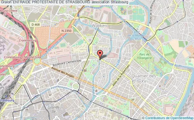 plan association Entraide Protestante De Strasbourg 