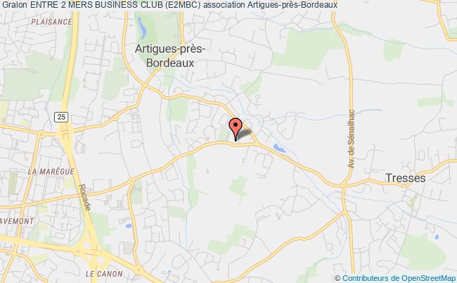 plan association Entre 2 Mers Business Club (e2mbc) Artigues-près-Bordeaux