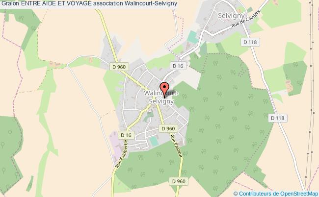 plan association Entre Aide Et Voyage Walincourt-Selvigny