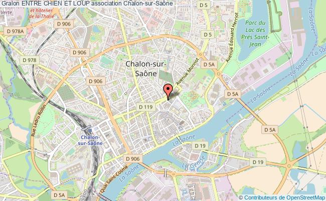 plan association Entre Chien Et Loup Chalon-sur-Saône