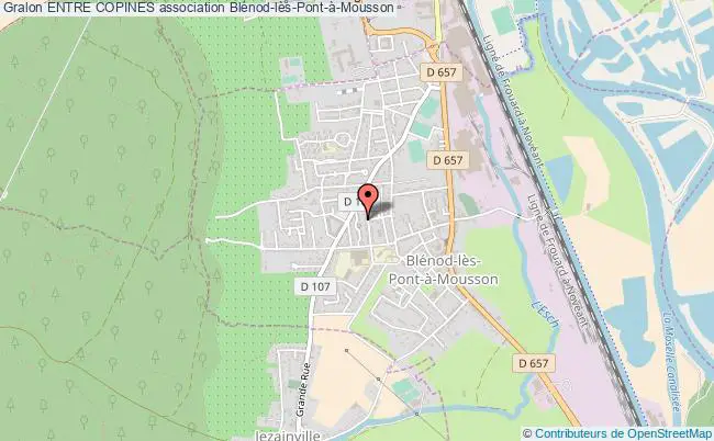 plan association Entre Copines Blénod-lès-Pont-à-Mousson