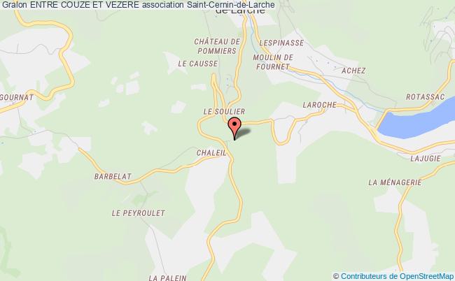 plan association Entre Couze Et Vezere Saint-Cernin-de-Larche