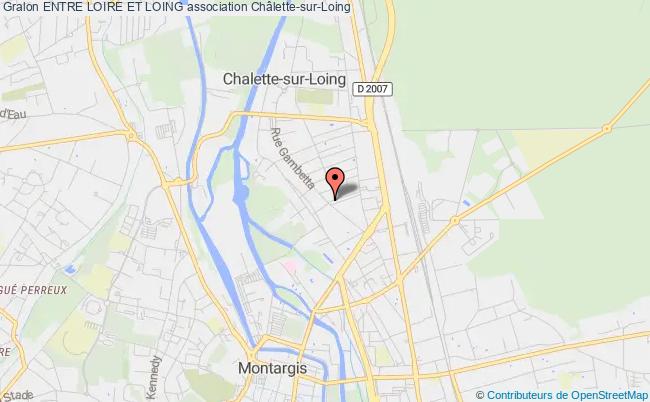 plan association Entre Loire Et Loing Châlette-sur-Loing