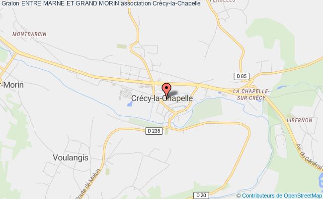 plan association Entre Marne Et Grand Morin Crécy-la-Chapelle