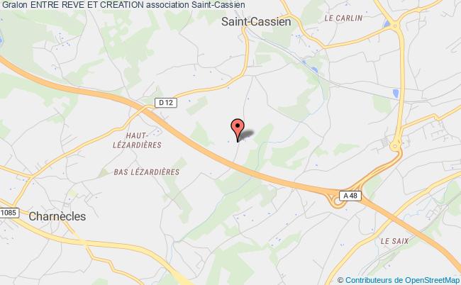 plan association Entre Reve Et Creation Saint-Cassien