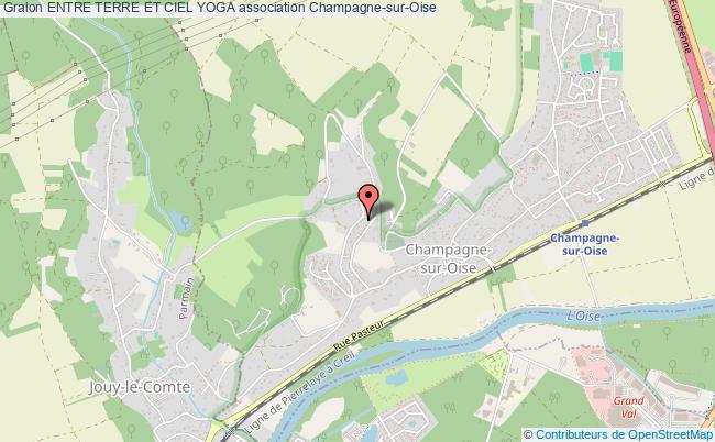plan association Entre Terre Et Ciel Yoga Champagne-sur-Oise