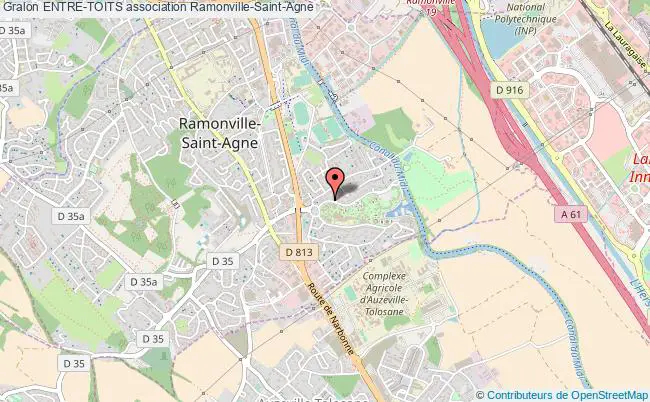 plan association Entre-toits Ramonville-Saint-Agne