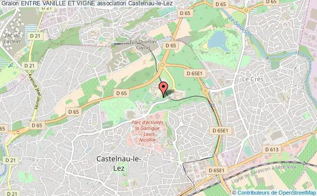 plan association Entre Vanille Et Vigne Castelnau-le-Lez