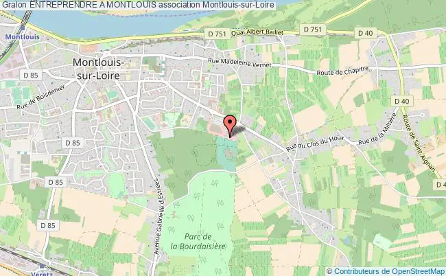 plan association Entreprendre A Montlouis Montlouis-sur-Loire