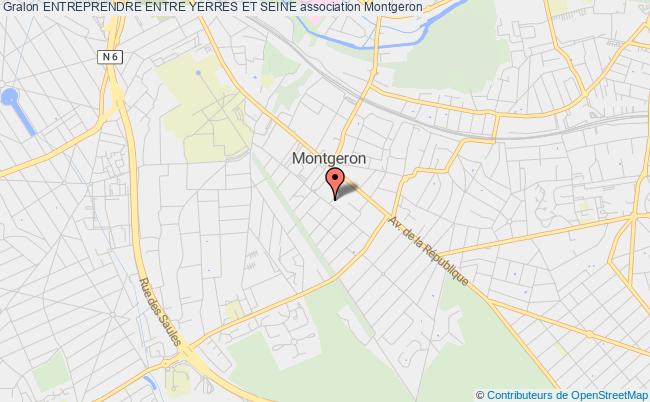 plan association Entreprendre Entre Yerres Et Seine Montgeron