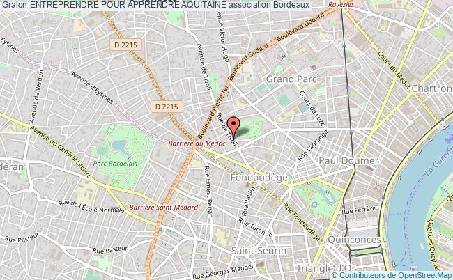 plan association Entreprendre Pour Apprendre Aquitaine Bordeaux
