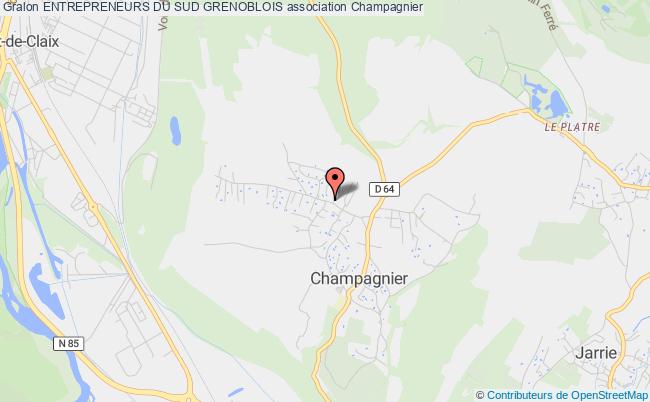 plan association Entrepreneurs Du Sud Grenoblois Champagnier
