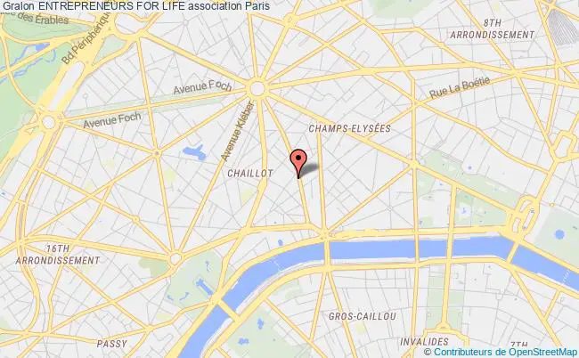 plan association Entrepreneurs For Life Paris