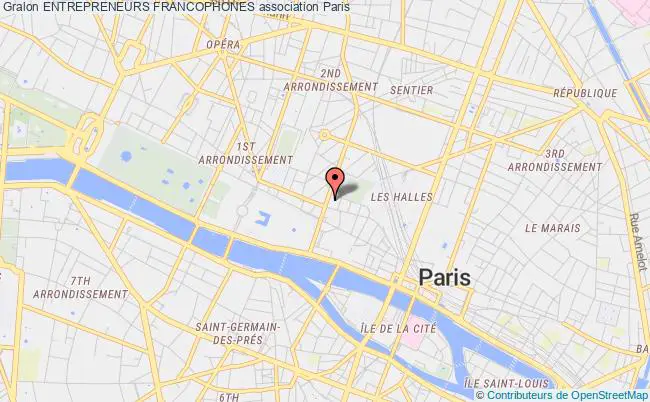 plan association Entrepreneurs Francophones Paris