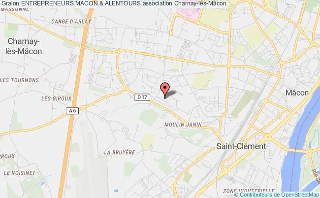 plan association Entrepreneurs Macon & Alentours Charnay-lès-Mâcon