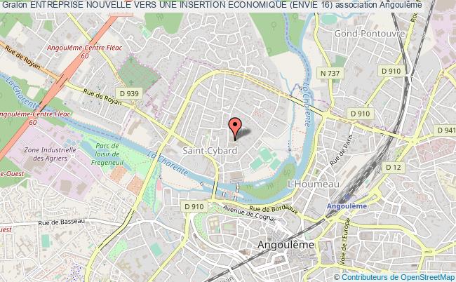 plan association Entreprise Nouvelle Vers Une Insertion Economique (envie 16) Angoulême