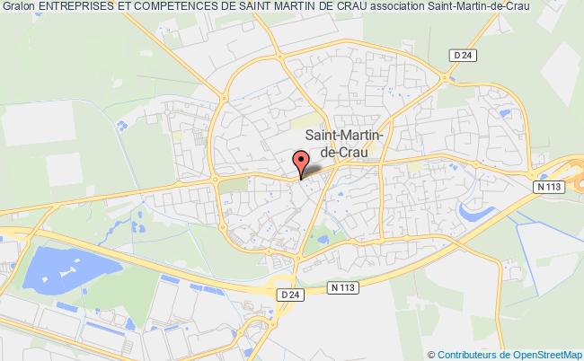 plan association Entreprises Et Competences De Saint Martin De Crau Saint-Martin-de-Crau