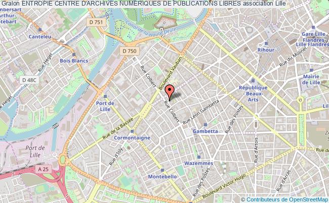 plan association Entropie Centre D'archives Numeriques De Publications Libres Lille