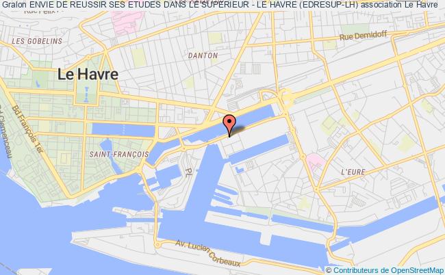 plan association Envie De Reussir Ses Etudes Dans Le Superieur - Le Havre (edresup-lh) Havre
