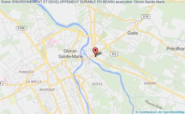 plan association Environnement Et Developpement Durable En Bearn Oloron-Sainte-Marie