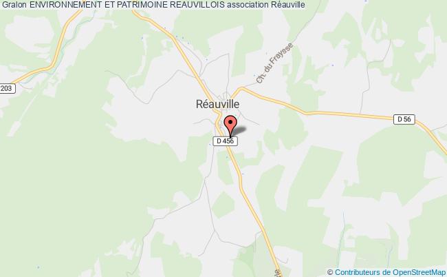 plan association Environnement Et Patrimoine Reauvillois Réauville