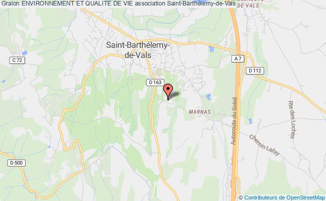 plan association Environnement Et Qualite De Vie Saint-Barthélemy-de-Vals