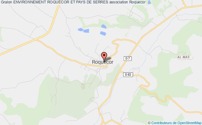 plan association Environnement Roquecor Et Pays De Serres Roquecor