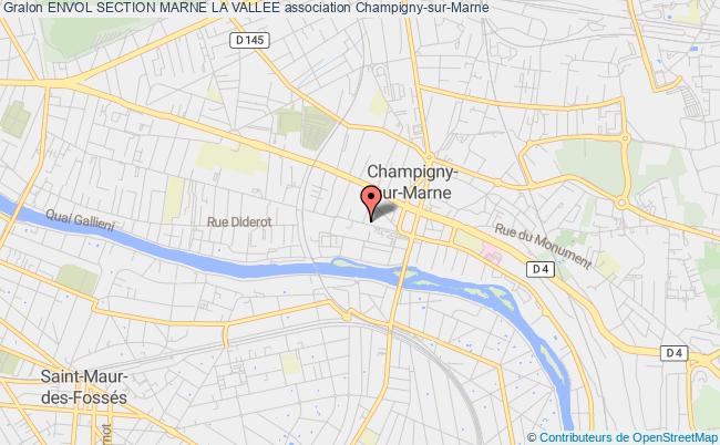 plan association Envol Section Marne La Vallee Champigny-sur-Marne
