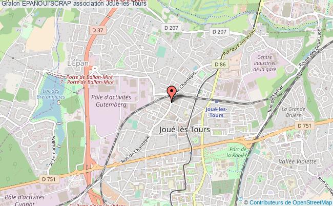 plan association Epanoui'scrap Joué-lès-Tours