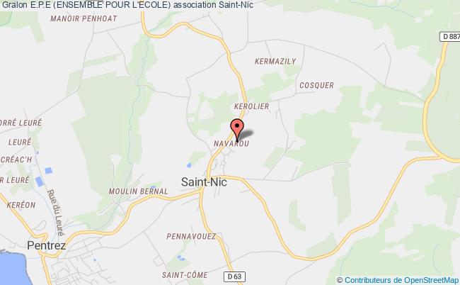 plan association E.p.e (ensemble Pour L'ecole) Saint-Nic