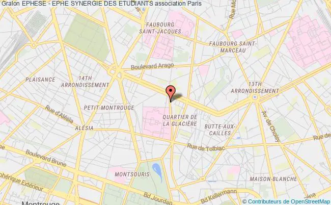 plan association Ephese - Ephe Synergie Des Etudiants Paris