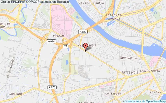 plan association Épicerie Copcop Toulouse