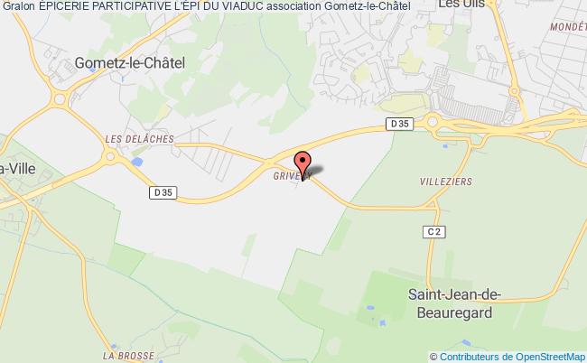 plan association Épicerie Participative L'Épi Du Viaduc Gometz-le-Châtel