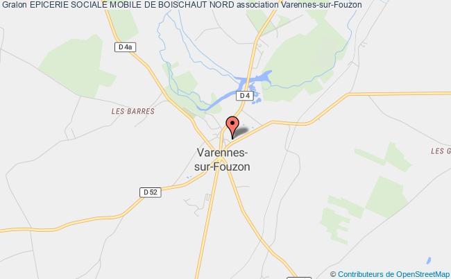 plan association Epicerie Sociale Mobile De Boischaut Nord Val-Fouzon