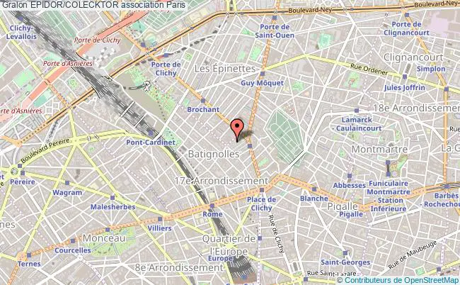 plan association Epidor/colecktor Paris
