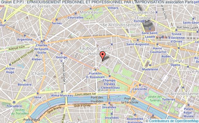 plan association E.p.p.i : Epanouissement Personnel Et Professionnel Par L'improvisation Paris 8e