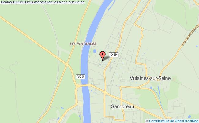 plan association Equ'ithac Vulaines-sur-Seine