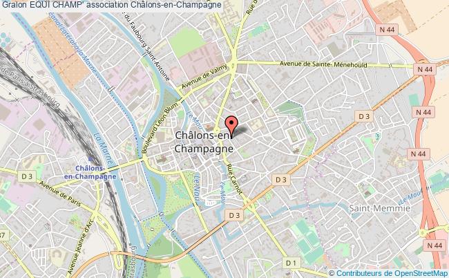plan association Equi Champ' Châlons-en-Champagne