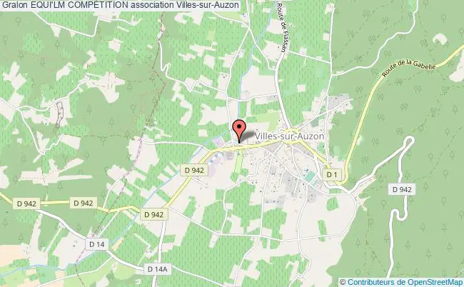 plan association Equi'lm CompÉtition Villes-sur-Auzon