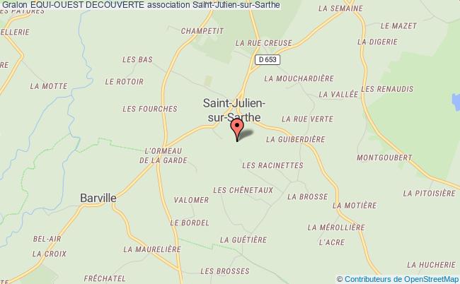 plan association Equi-ouest Decouverte Saint-Julien-sur-Sarthe