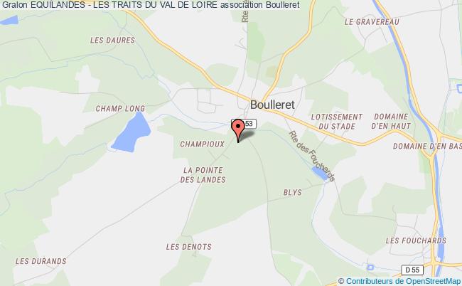 plan association Equilandes - Les Traits Du Val De Loire Boulleret