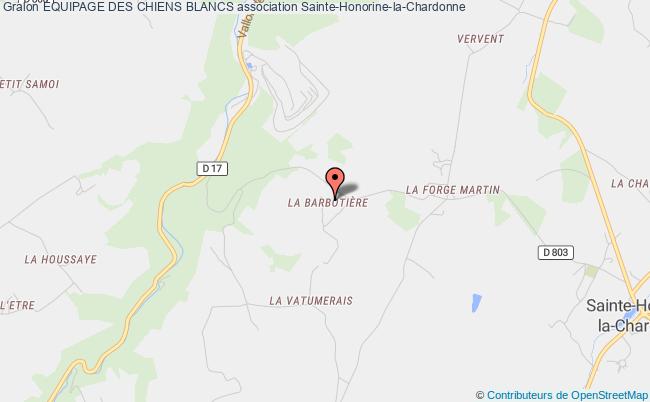 plan association Équipage Des Chiens Blancs Sainte-Honorine-la-Chardonne