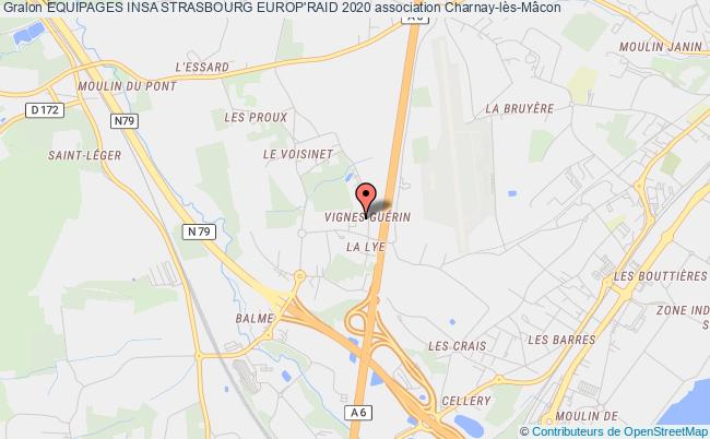 plan association Equipages Insa Strasbourg Europ'raid 2020 Charnay-lès-Mâcon