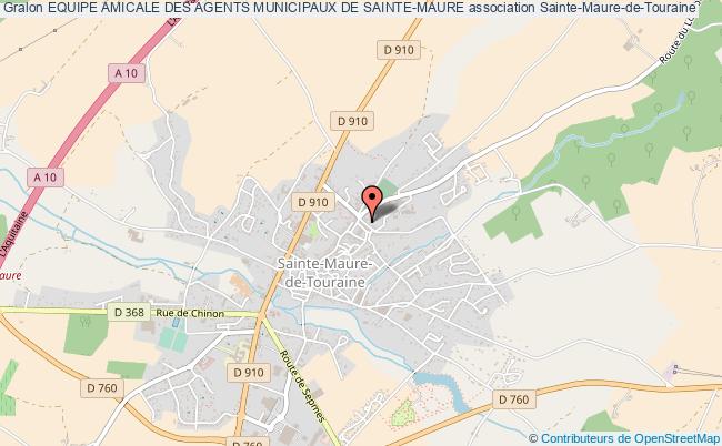 plan association Equipe Amicale Des Agents Municipaux De Sainte-maure Sainte-Maure-de-Touraine