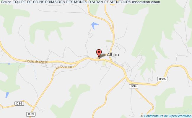 plan association Equipe De Soins Primaires Des Monts D'alban Et Alentours Alban
